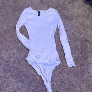 francesca’s white bodysuit